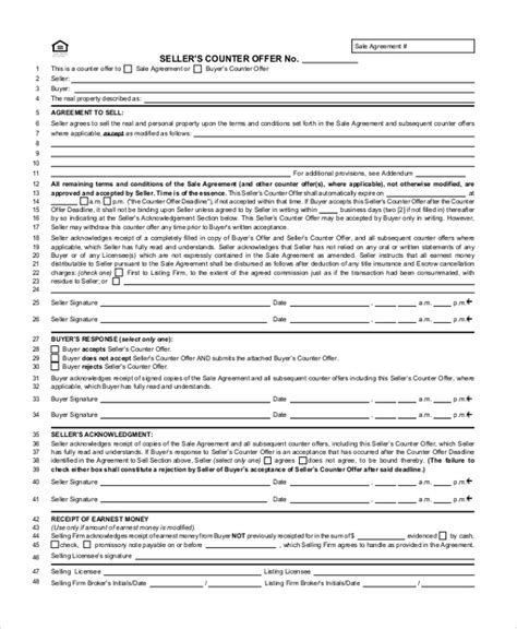 Free 8 Sample Real Estate Offer Forms In Pdf Word