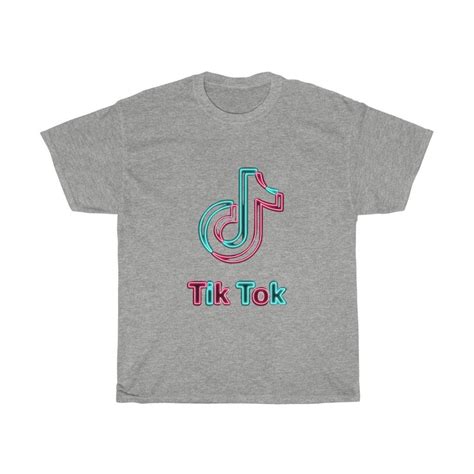 Tik Tok Printed Special Unisex T Shirt Custom Made Etsy