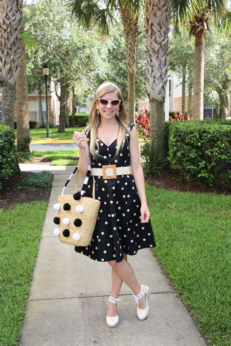 Kate Spade Polka Dot Dress Central Florida Chic