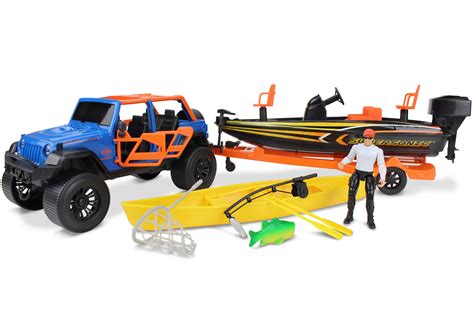 Details About Big Country Toys Ford F250 Bass Fishing Boat Trailer Set