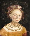 Hans Krell Portrait of Princess Emilia of Saxony painting - Portrait of ...