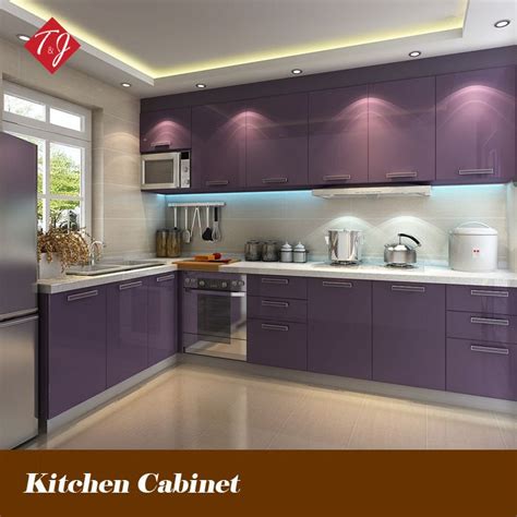 L Shape Lacquer Storage Cabinet Kitchen Free Design With Door To Door Service Gabinete De