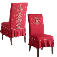 Enjoy free shipping on most stuff, even big stuff. Red Damask Dining Chair Covers | Chair Pads & Cushions