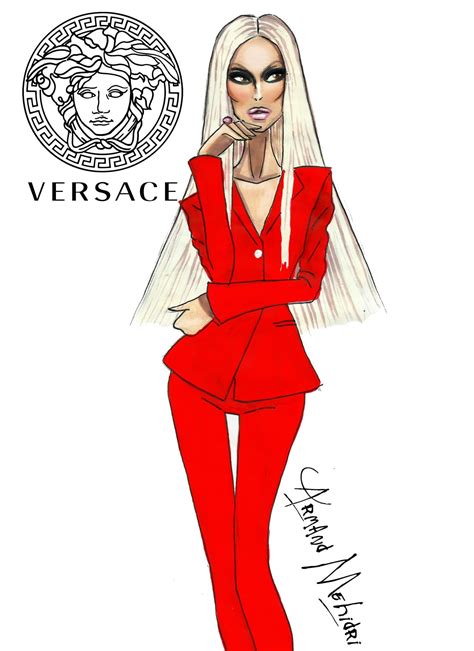 Donatella Versace By Armand Mehidri Fashion Designers Famous