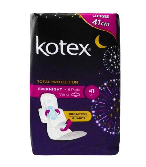 Kotex Total Protection Overnight Wing 41cm 6 Pads
