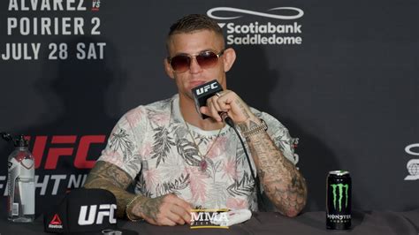 Ufc On Fox 30 Dustin Poirier Post Fight Press Conference Mma Fighting Youtube