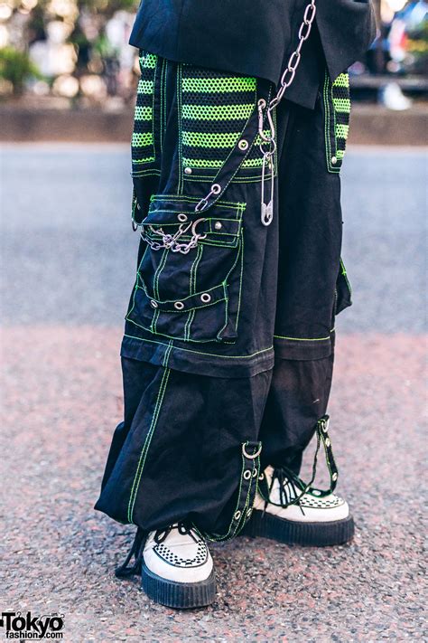 Remake Japanese Streetwear In Harajuku W Neon Hair Vintage Blazer