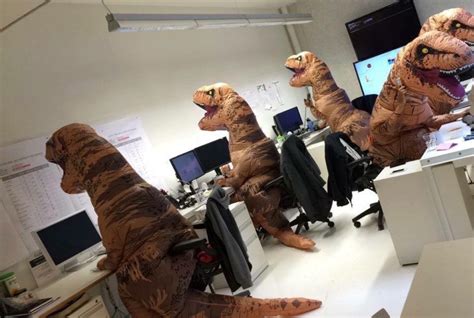 Meanwhile In The Paleontology Department T Rex Costume Know Your