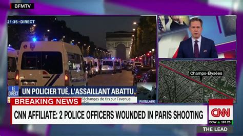 Just In Police Officer Killed After Gunshots In Paris Attacker Taken