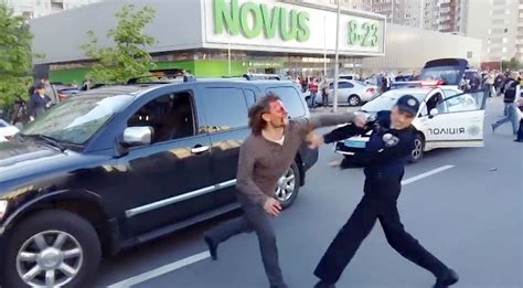 Ex Wrestler Vyacheslav Oliynyk Fights 7 Officers Trying To Arrest Him