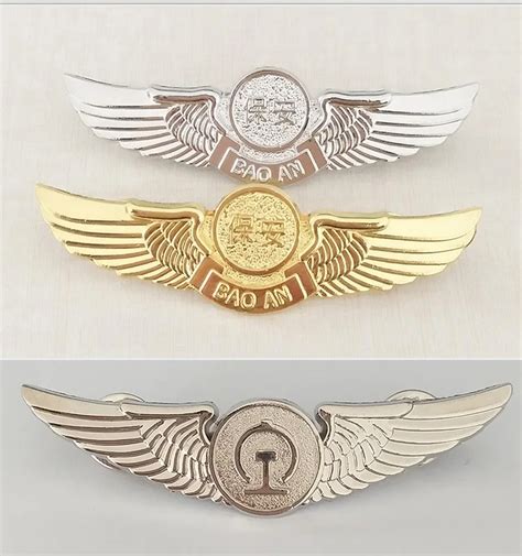 Custom Design Metal Pilot Wings Pin Badge Buy Pilot Wings Pin Badge