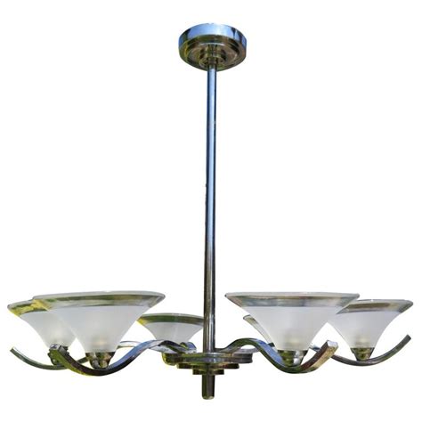 Transport yourself back to the glamorous art deco age with stylish art deco lighting from bespoke lights. Art Deco Period Ceiling Light or Lamp Chandelier Six ...
