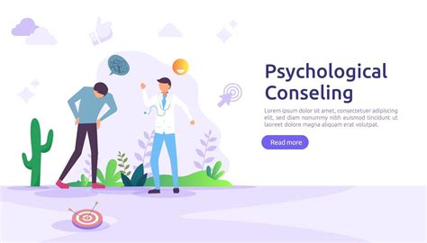 Psychological Counseling Concept Illustration Psychotherapy Practice