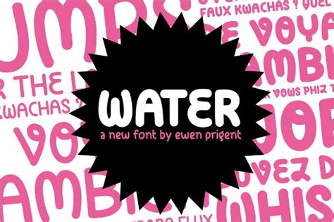 Water Brush Font