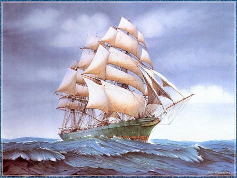 Картины кораблей Мореплавание Корабль