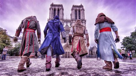 Assassin S Creed Unity Meets Parkour In Real Life K Youtube