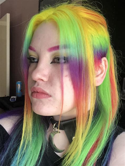 741 Best Rainbow Hair Images On Pholder Fancy Follicles Rainbow Everything And Hair Dye
