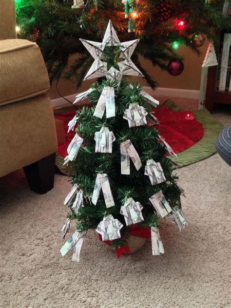 Money Origami Tree For My Husbands New Wardrobe He Loved It