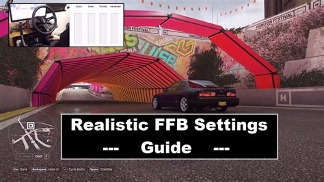 Forza Horizon 4 Realistic Ffb Setup Guide Youtube