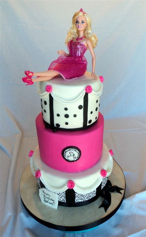 Barbie Birthday Party Ideas Barbie Birthday Cake Barbie Birthday Doll Birthday Cake