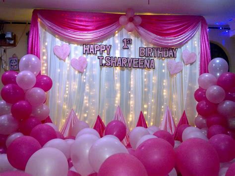 #womensartandcraft #birthday #walldecor from this video, you will get an idea about how to decorate a party for birthday, baby shower, wedding, anniversary. Raags Management Services: 1st Birthday deco