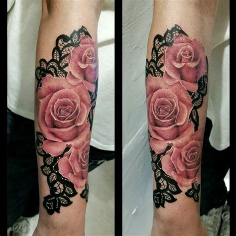 Improvised items include paperclips, staples, refashioned ballpoint pens or guitar strings, for example. Pin by k z on Tattoos | Lace tattoo, Picture tattoos, Rose ...