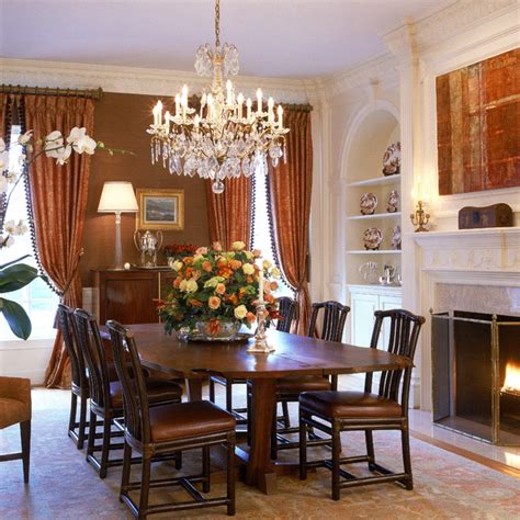 English Manor House Mclean Traditional Dining Room