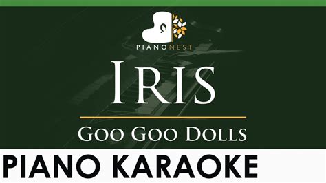 Goo Goo Dolls Iris Lower Key Piano Karaoke Instrumental Youtube