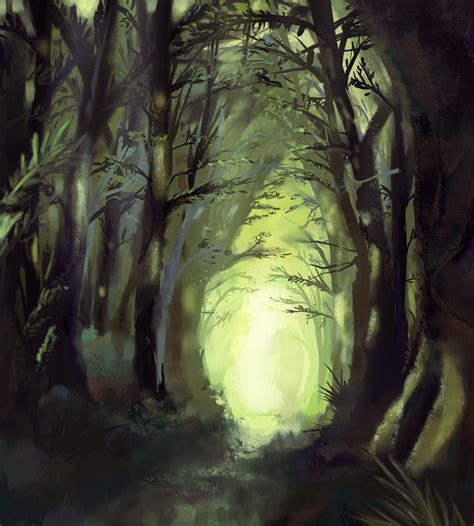 Forest By Redsprite On Deviantart