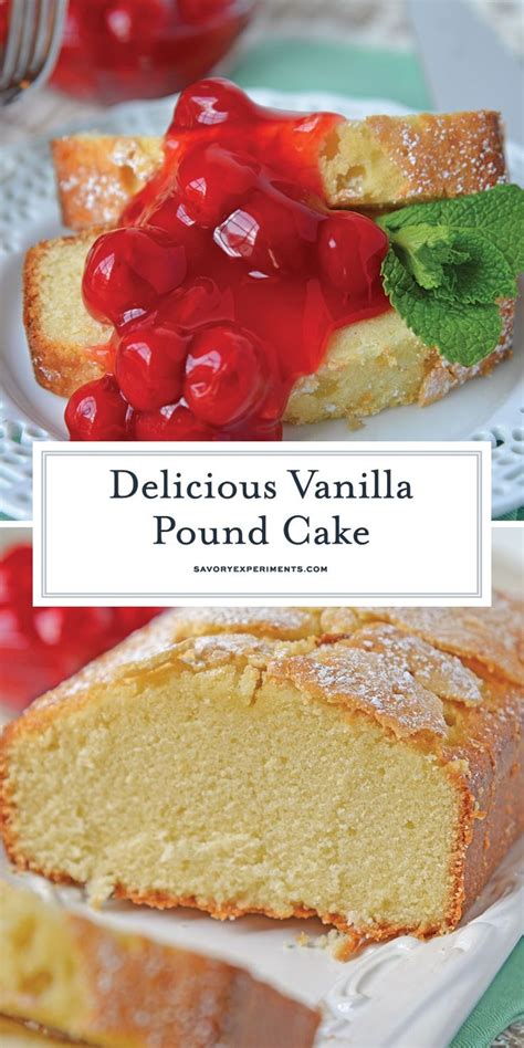 A Classic Vanilla Pound Cake Recipe Should Be In Every Cooks Recipe