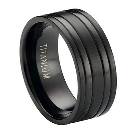 Now you can shop for it and enjoy a good deal on you can also filter out items that offer free shipping, fast delivery or free return to narrow down your search for black titanium wedding band! 8mm Black Titanium Wedding Band with Satin Finish and ...