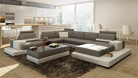 New My Aashis Luxury Contemprory U Shape Sofa Modular Sectional Leather