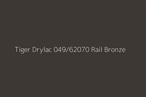 Tiger Drylac Rail Bronze Color Hex Code