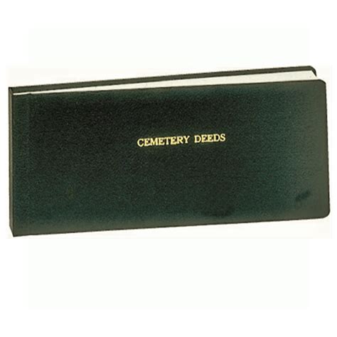 Cemetery Deed Book Reillys Church Supply And T Boutique