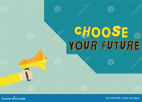 Text Sign Showing Choose Your Future Conceptual Photo Choices Make