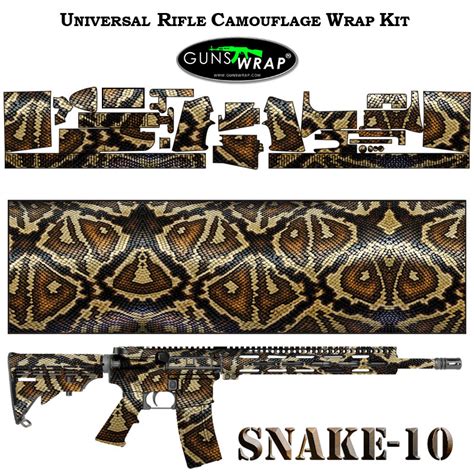 Ar 15m4 Skin Snake 10 Gunswrap
