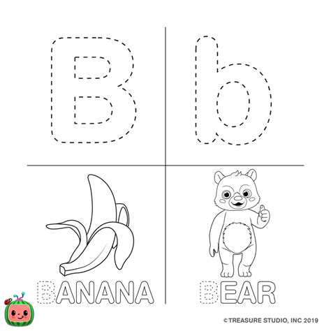 Abc Coloring Printable Cocomelon Coloring Pages Abc C