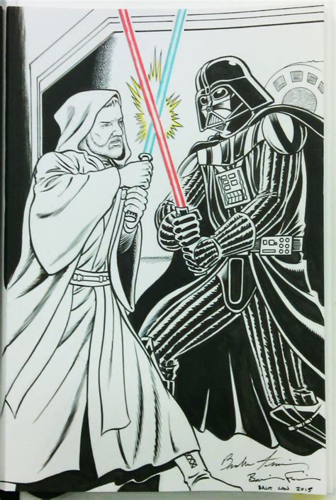 STAR WARS Obi Wan Kenobi Vs Darth Vader In Brendon And Brian Fraim S Baltimore Comic Con