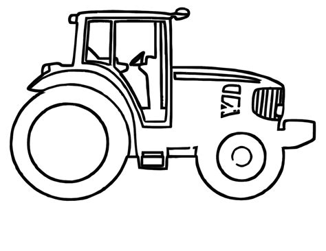 Kolorowanka Traktor John Deere Do Druku I Online