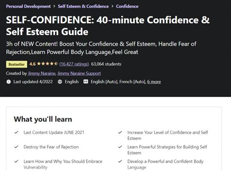 Top 7 Best Online Confidence Courses