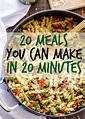 Here Are 20 Meals You Can Make In 20 Minutes | Meals, Cooking recipes ...