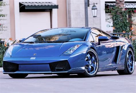 Lamborghini Gallardo Spyder Blue Cool Car Wallpapers