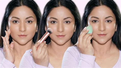How And Why You Should Apply Foundation With Fingers Brush And Sponge