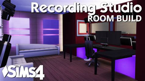 The Sims 4 Room Build Recording Studio Youtube