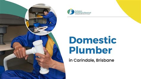 Domestic Plumber in Carindale, Brisbane by cockatootradeservices - Issuu