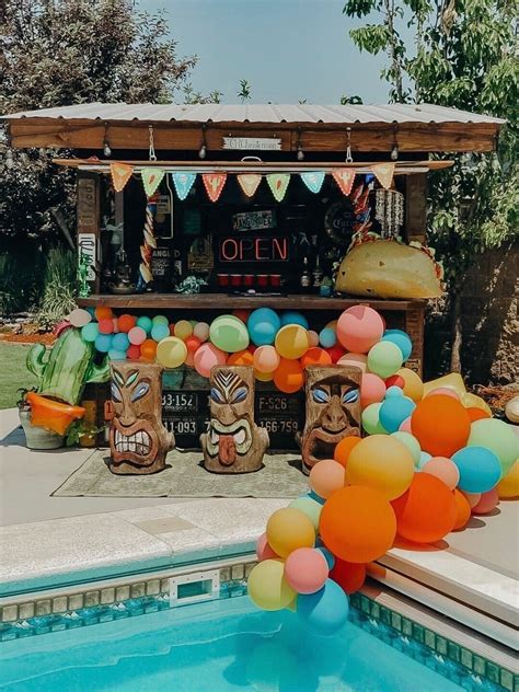 Pool Party 1000 Fiesta Birthday Party Pool Party Decorations Pool