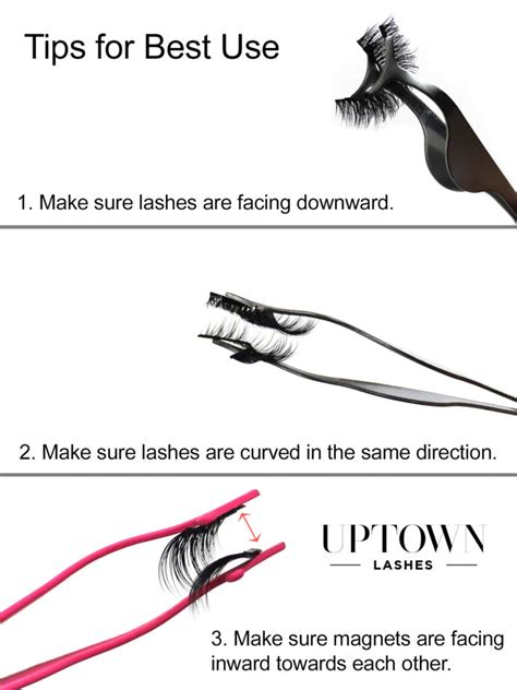 how to apply magnetic eyelashes uptown lashes
