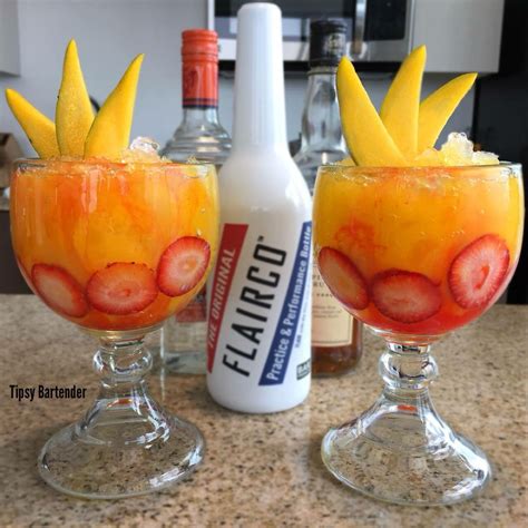 Mango Mai Tai 1oz Spiced Rum 1oz Mango Rum 3oz Mango Nectar Top Off With Grenadine Limoncello