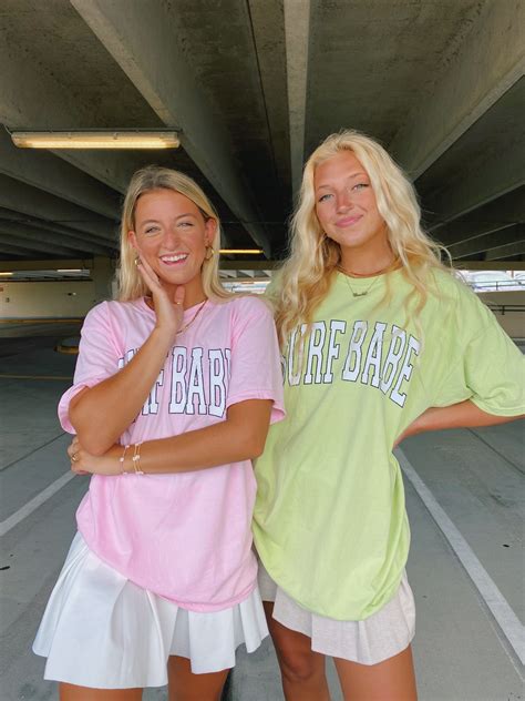 Surf Babe Tee In 2021 Cute Preppy Outfits Bff Matching Outfits Best