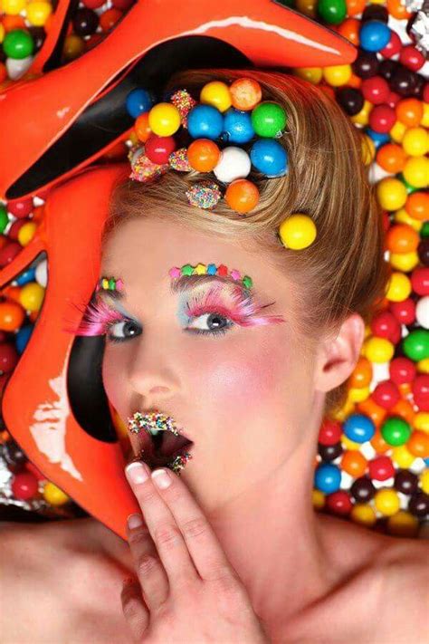 los angeles photoshoot colorful candy makeup by denise marquez candy makeup eye candy art
